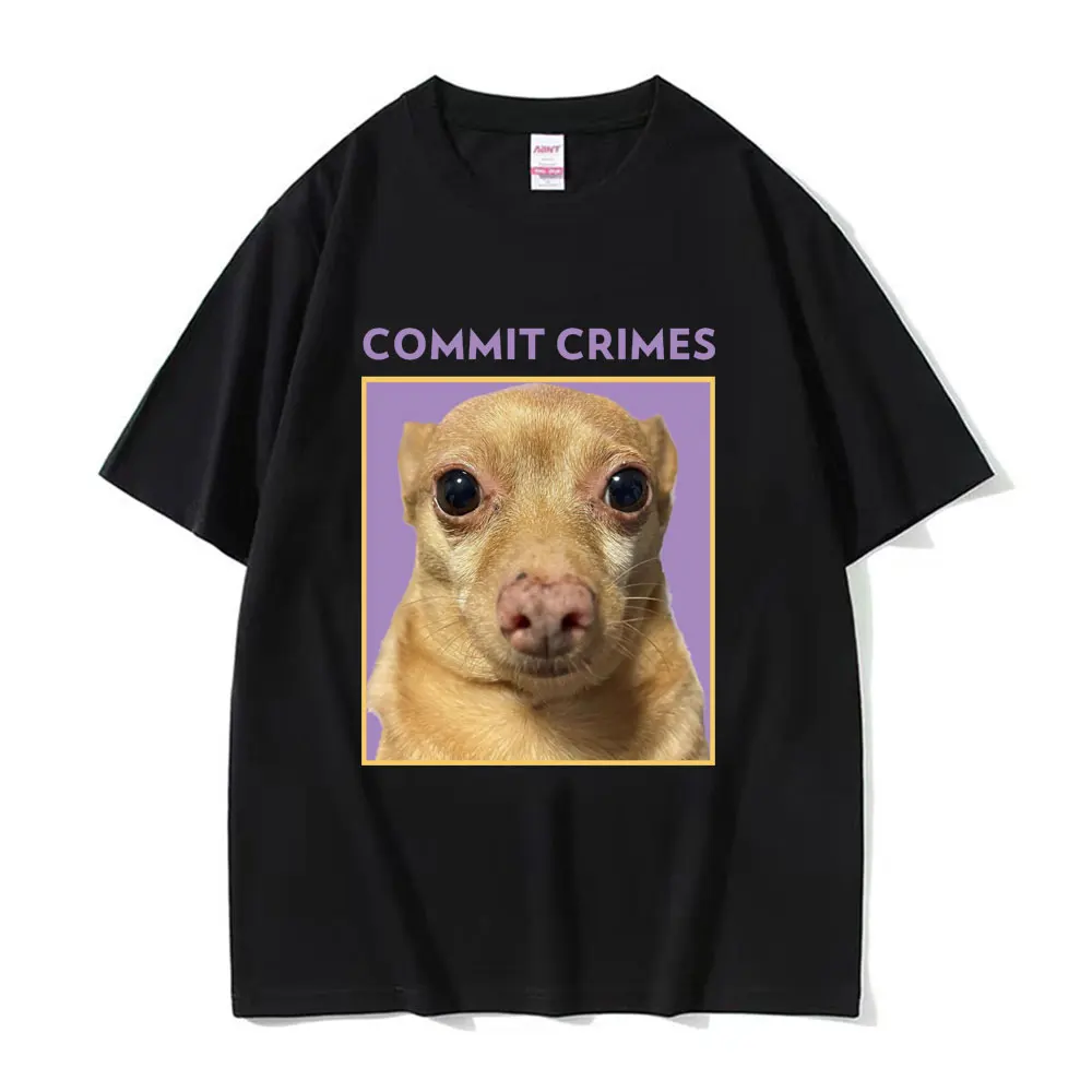 

Cute Animal Crime Mouse Graphic T-shirt Creative Design Funny Short Sleeve Tees Men Women High Quality Cotton Oversized T Shirts