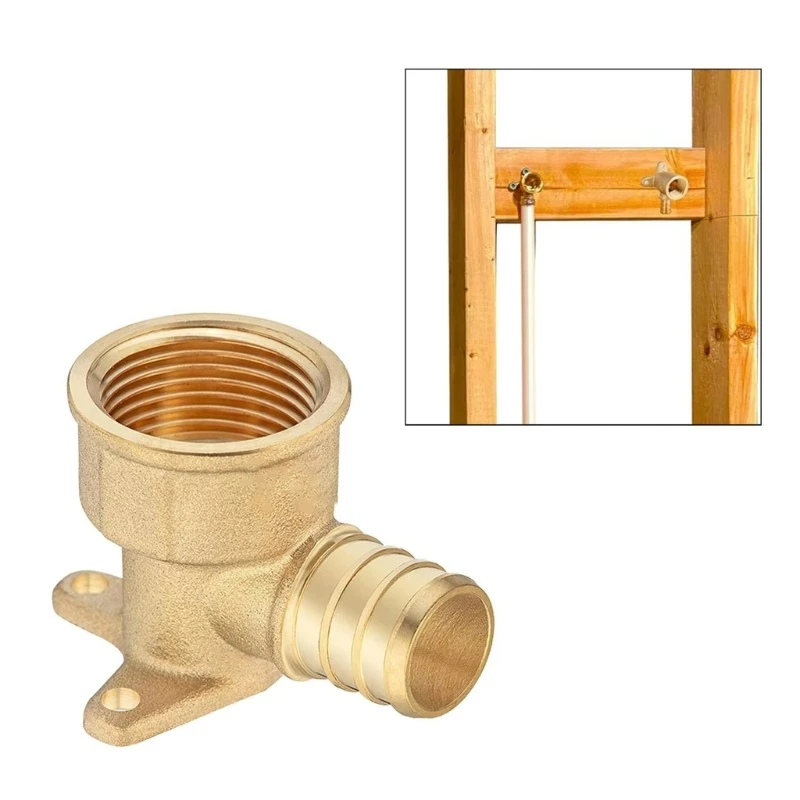 Coppers Crimp Fitting 1/2inch 3/4inch Drop Ear Elbow Plumbing Fitting Portable Leakproof Connector Drop Ear Elbow Adapter