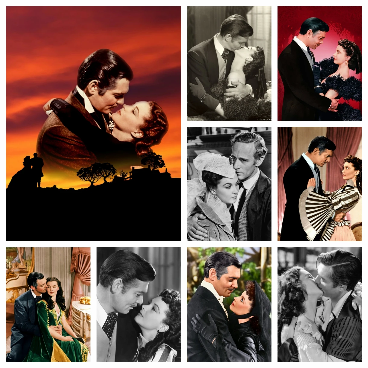 

5D Diy Vintage Classic Movie Gone With The Wind Diamond Mosaic Embroidery Complete Kits Film Cross Stitch Handmade Home Decor