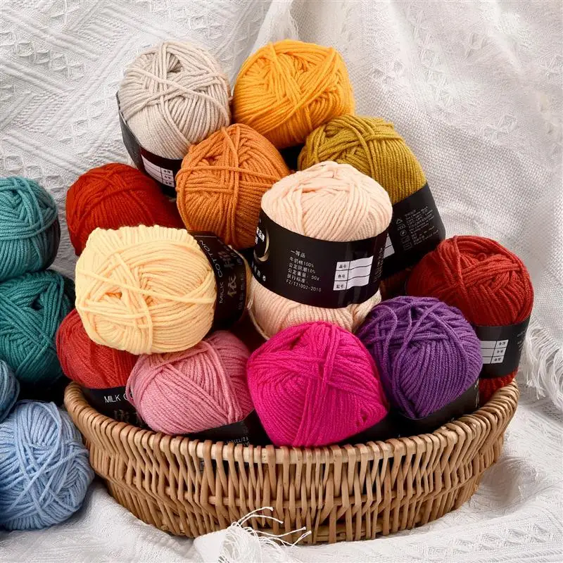Cream Colour Feather Wool Yarn for Crochet, Knitting, Rangoli, and Mat Making – 100g Pack