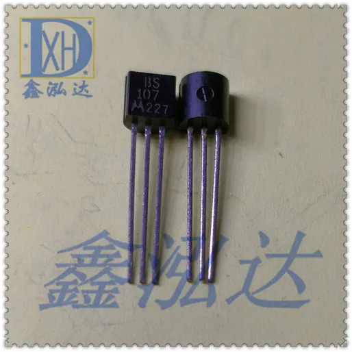 

BS107 S107 MOSFET 200V 250mA TO-92 10 uds