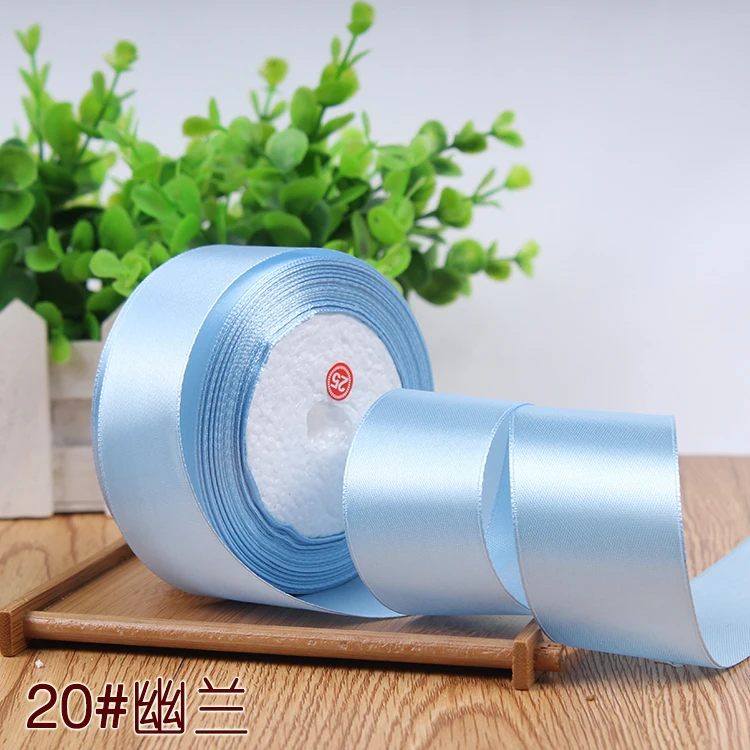 Premium Satin Ribbon for Crafts and Sewing - 25 Yards, Various Widths