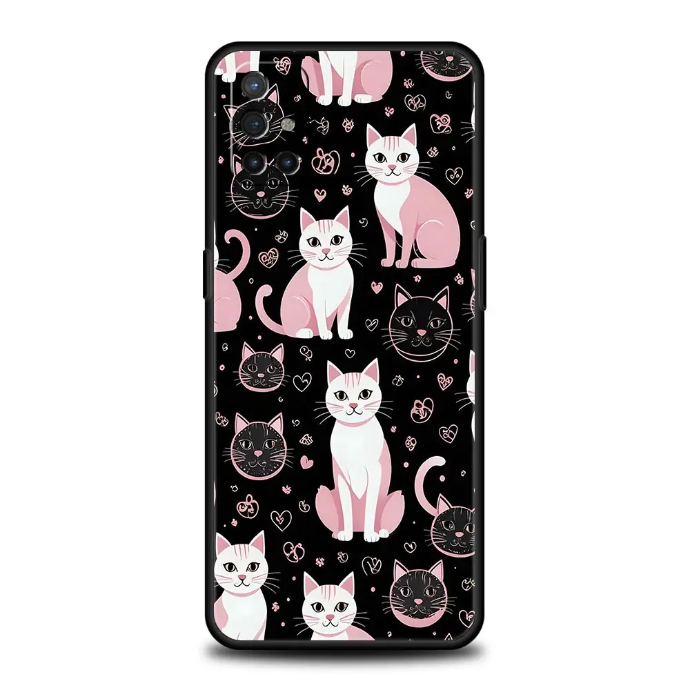 Charming Cat Design Fun Phone Case - Soft Cover
