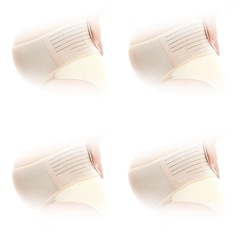 【Consumer-Favorite!】4X Maternity Support Belt Breathable Pregnancy Belly Band Abdominal Binder Adjustable Back/Pelvic Support- L