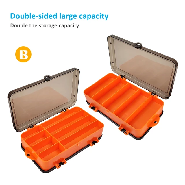 Nouvelle boîte de pêche Double face Portable éponge Pad mouche leurres conteneur gabarit tête crochet stockage appât étui carpe accessoires boîte matériel 4