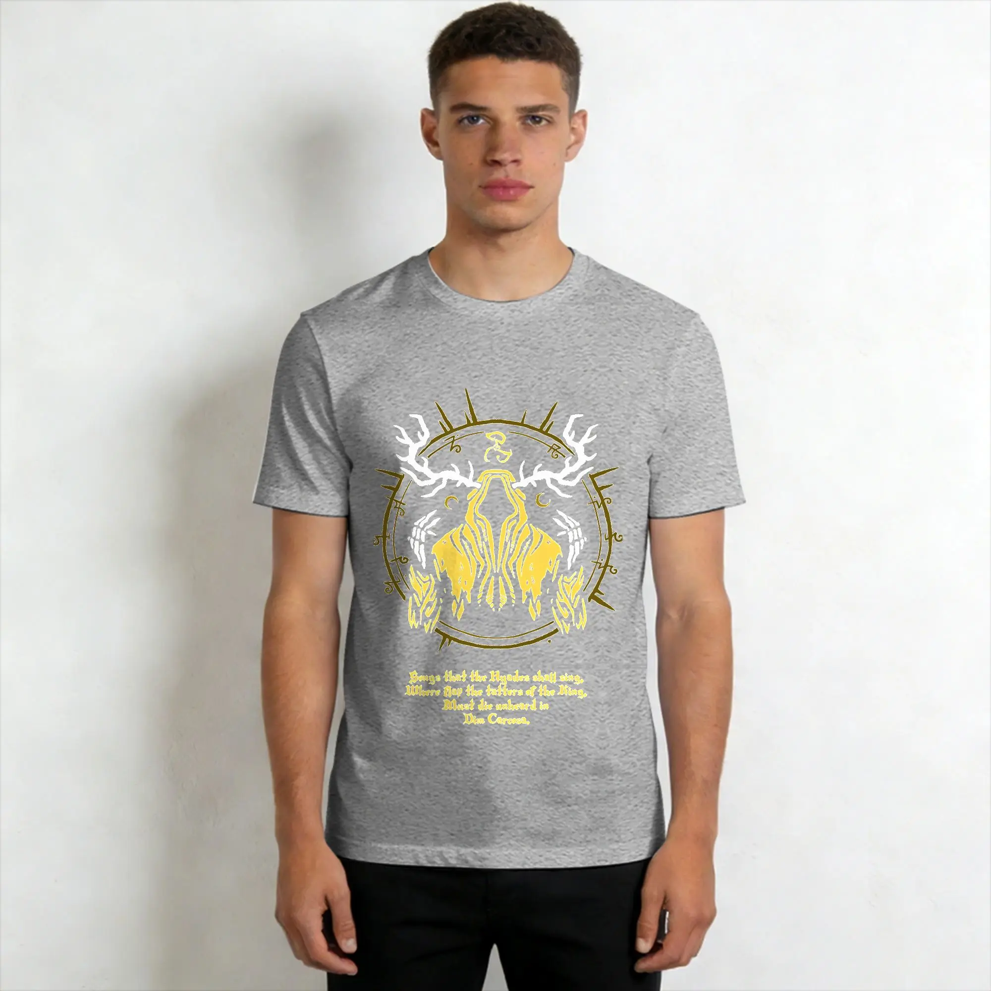 Vintage Hippie Print 100% Cotton Short Sleeve T-Shirt