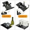 19Pcs Glass Bottle Cutter DIY Tools Steel Square Round Glass Bottle Cutting Machine for Wine Beer Liquor Whiskey Alcohol Bottle 3
