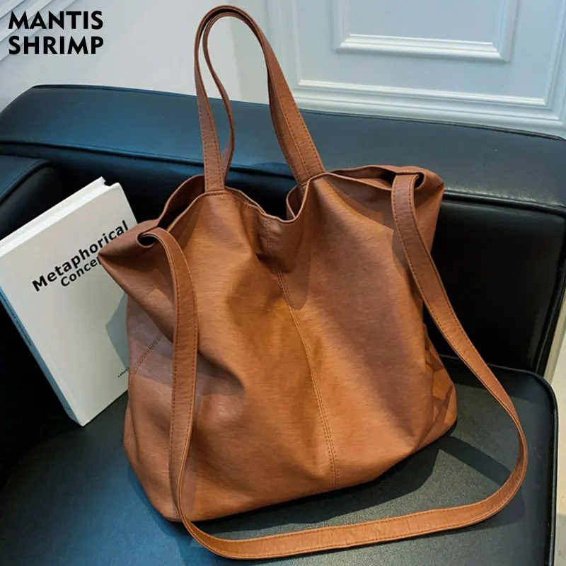 

Сумка-тоут женская повседневная, роскошный мягкий саквояж кросс-боди, модная популярная сумочка-мессенджер, чёрный коричневый тоут