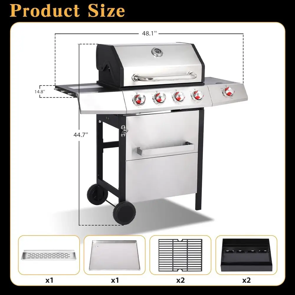 3-in-1 BBQ Grill Combo 2