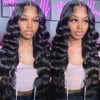 13x4 13x6 Lace Frontal only 4X4 5x5 6x6 Loose Deep Wave Lace Frontal Closure only Brazilian 100% Virgin Human Hair Pre Plucked 5