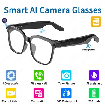Nuovi occhiali intelligenti LIGE AI 800W fotocamera WIFI + Bluetooth registrazione vocale intelligente Ascolta e registra occhiali per XIAOMI originale
