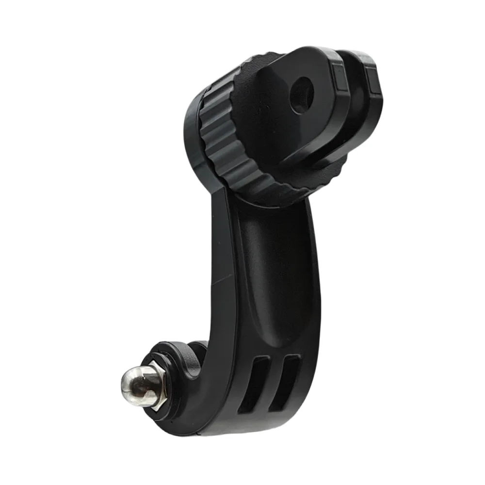 360 ° GoPro Hero 용 수직 마운트 어댑터 브래킷 12 11 10 9 Yi DJI 오토바이 헬멧 턱 스탠드 마운트 홀더 카메라 X4