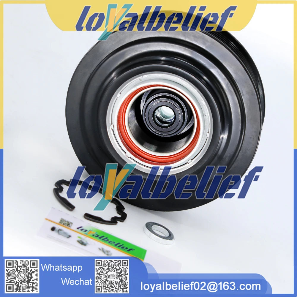Nuova Puleggia Gruppo Frizione Elettromagnetica Compressore Di Raffreddamento Ac Per Volkswagen Amarok T5 S1B 2.0 7E0820803 7E0820803F