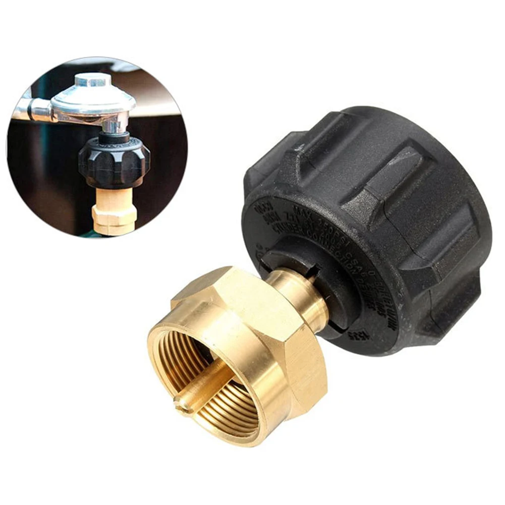 

QCC1 Adapter Propane Refill Adapter For 1lb Propane Grill Gas Tanks Valve Outdoor Camping Baking Cooking Gas Propane Adapter