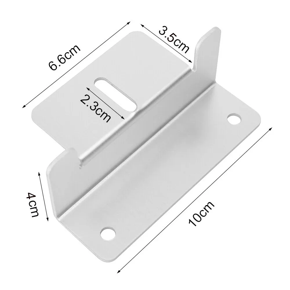 Solar Panel Aluminum Mounting Bracket Kits Z-Style Bracket Mount For Car Boat RV Yacht solar panel mounting set