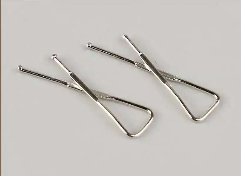 100pcs Stainless Steel Shirt Clips, metal X clip garment clothes socks trousers dress skirt pants packaging peg paper binder
