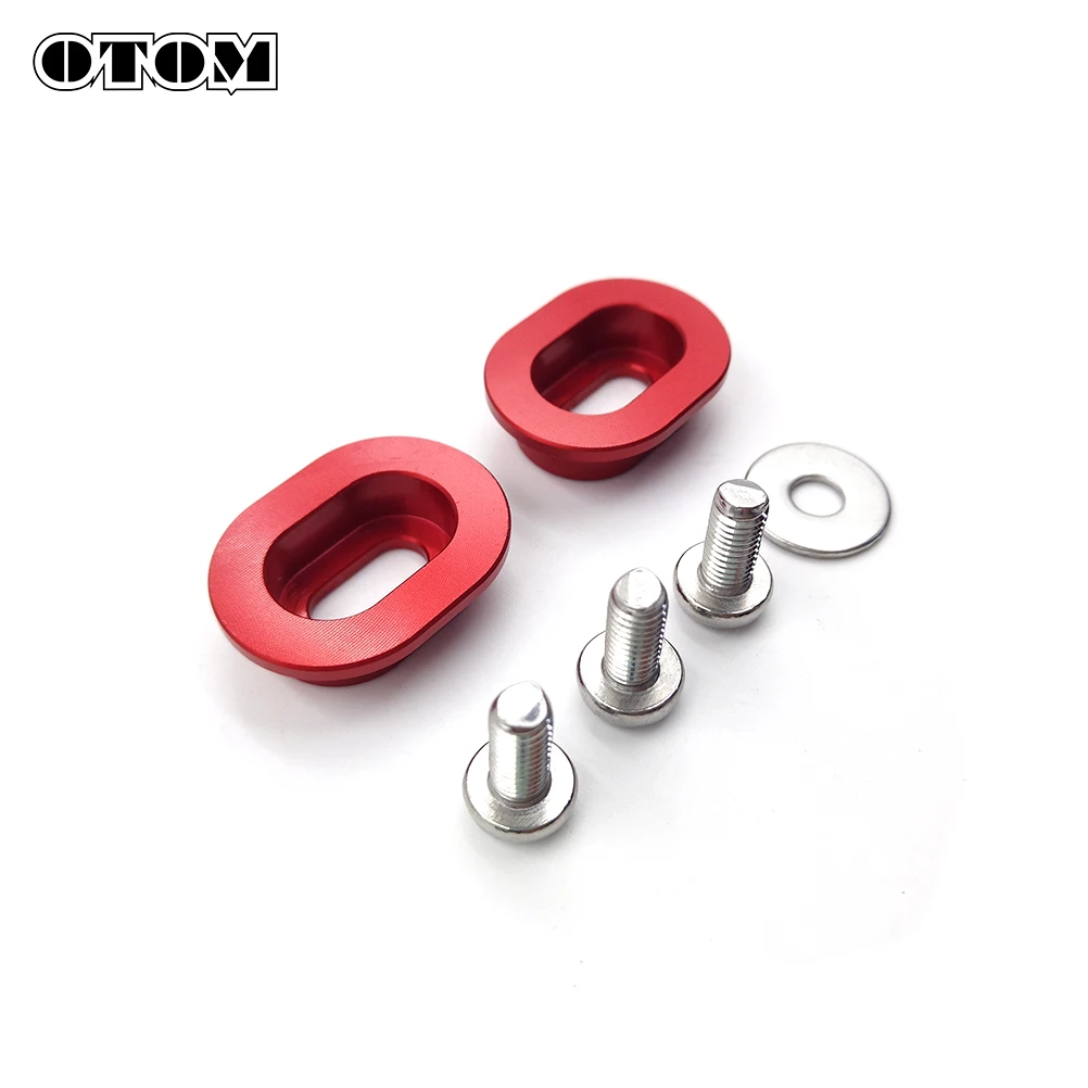 2pcs Motorcycle Chain Slider Washers Aluminum CNC Machining Washer For HONDA CRF150R CRF250R CRF250X CRF450X CR125 CRM250