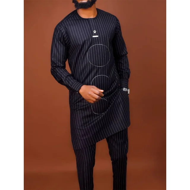 Nduka Suit Top Pants Set 2 Pieces Outfit - Image 5