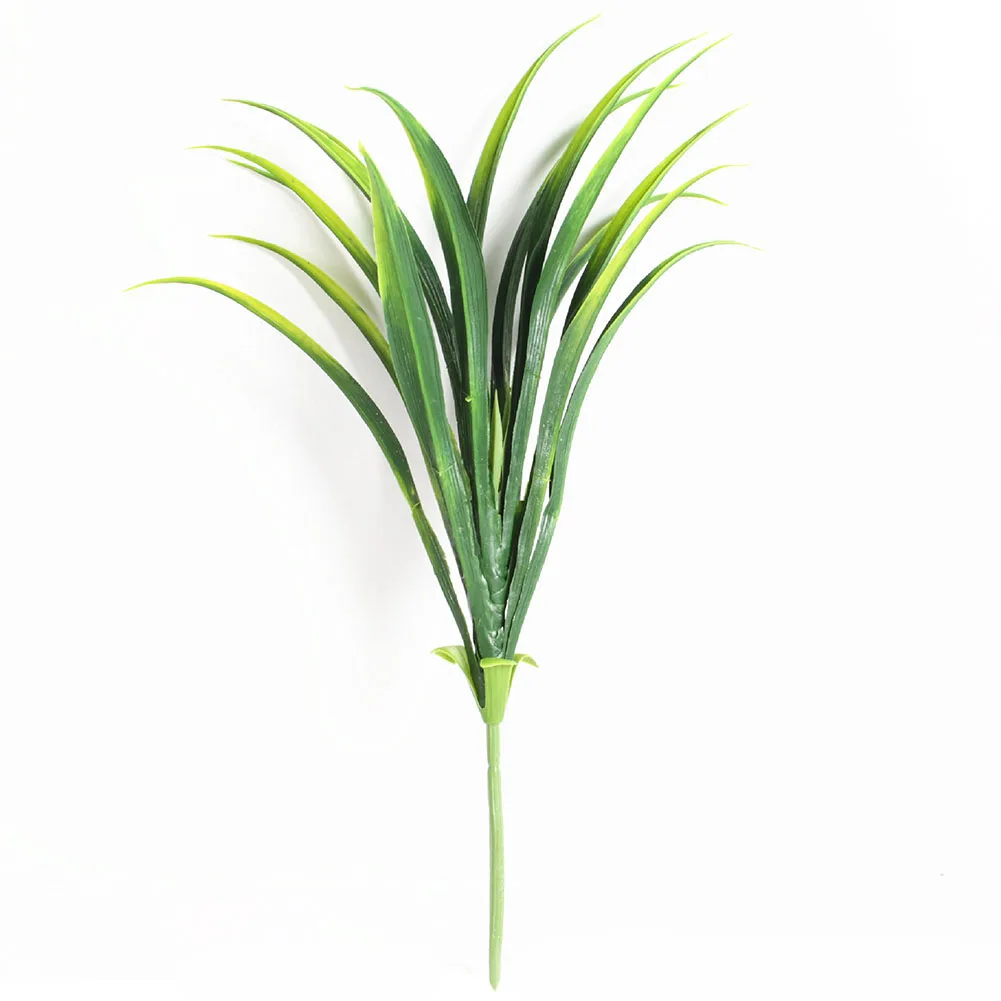 

Exquisite Fake Grass UV Resistant High Quality Artificial Plants Faux Greenery Indoor Office Realistic Durable