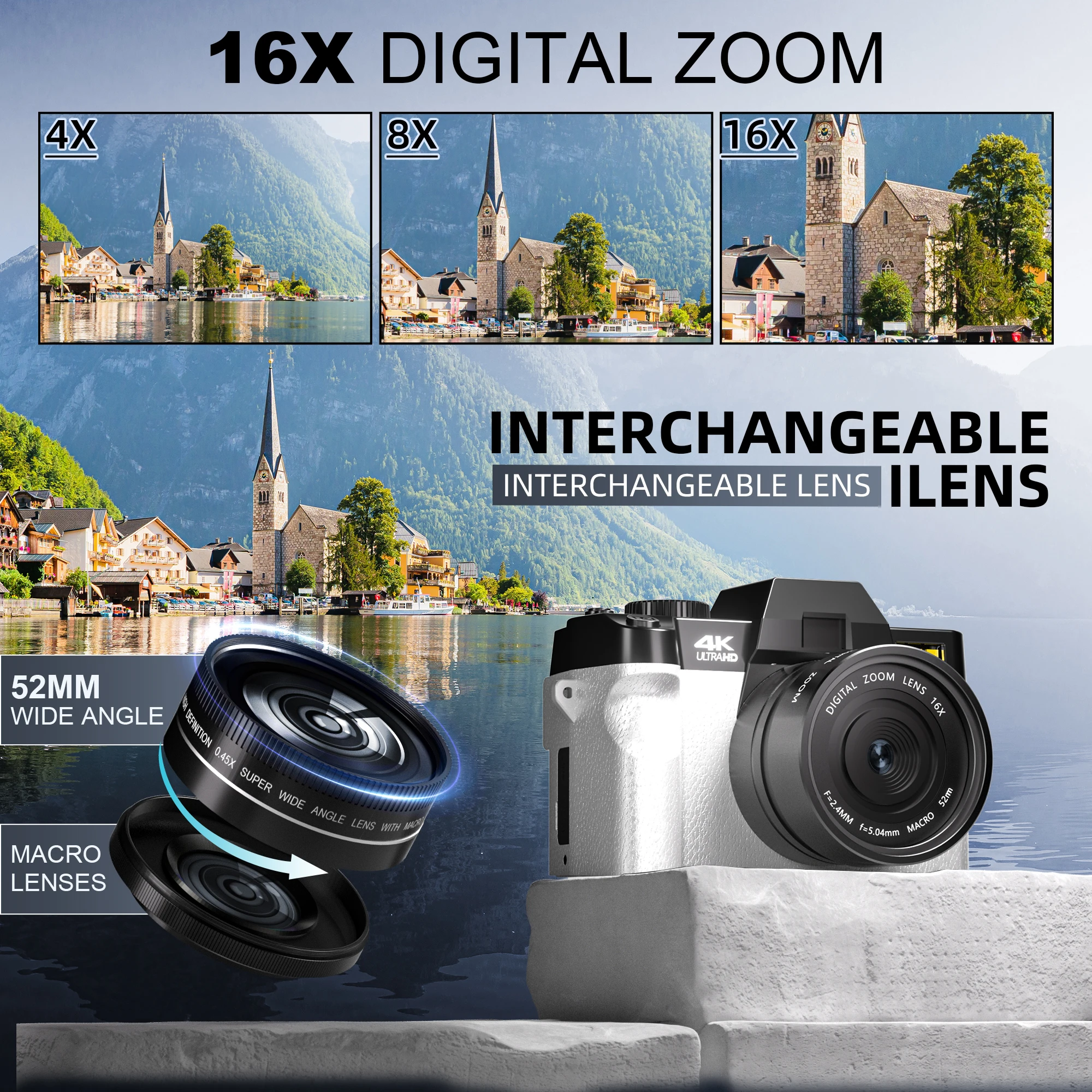 NBD 4K 48MP Compact Vlogging Camera 2