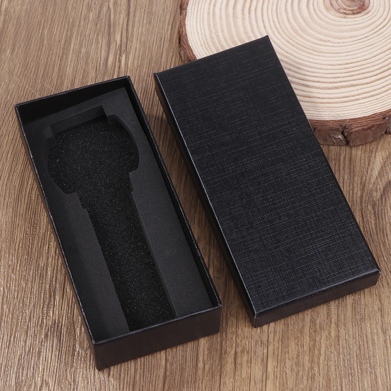 1 Pcs 검은색 직사각형 시계 상자, 스폰지 라이너가 있는 여행용 시계 보석 종이 선물 케이스, 휴대용 보관 주최자