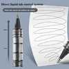 Uni UB-150 Straight Liquid Type Neutral Pen Stationery Supplies 0.38/0.5mm Anti Halo Dye Ball-point Pen For Student Exam Office 5