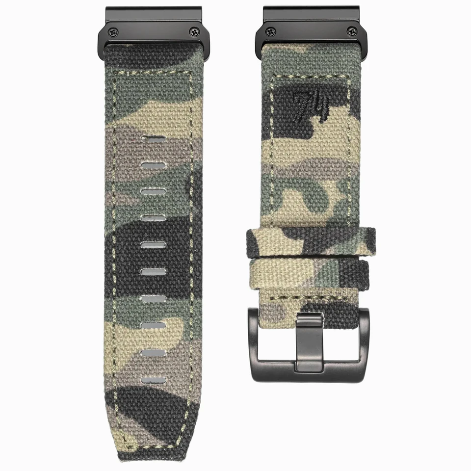 Rugged Nylon Sport Band for Garmin Watches