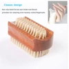Artsecret Remove Dust Nail Brush for Cleaning Fingernails Non-Slip Wooden Both-sided Bristle Hand Foot Manicure Pedicure Scrubbe 4
