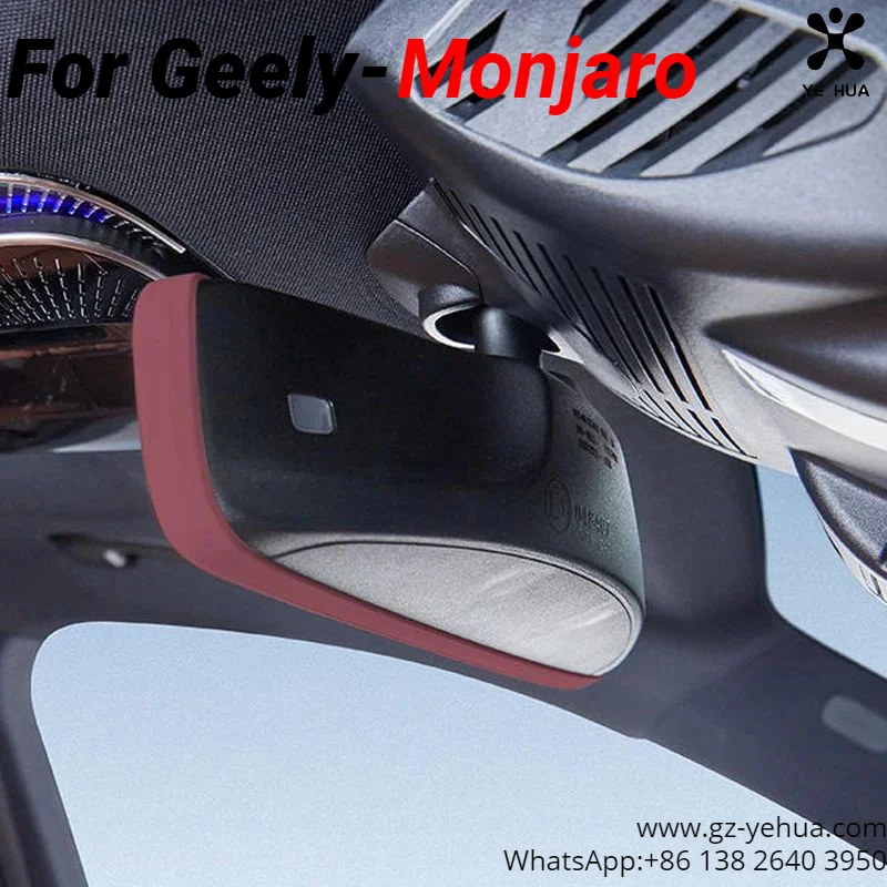 For GEELY Monjaro Manjaro Xingyue L KX11 Silicone Protective Cover for Interior Rearview Mirror Car Interior Ornament