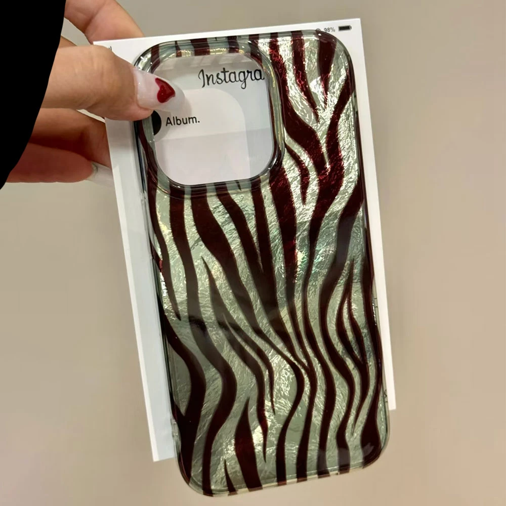 Zebra Leopard Pattern INS Phone Case Cover