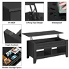 41" Lift Top Coffee Table with 2 Storage Compartments for Living Room, 6