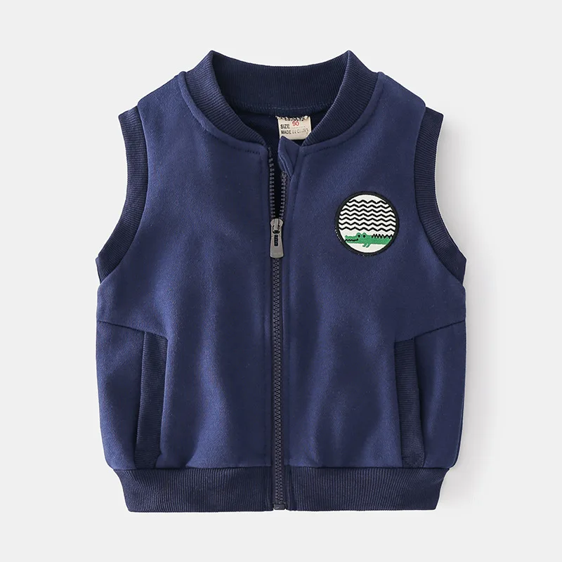 Boys Waistcoat Toddler Kids Zipper Cotton Vests Children's Clothes Jacket Coat children vest