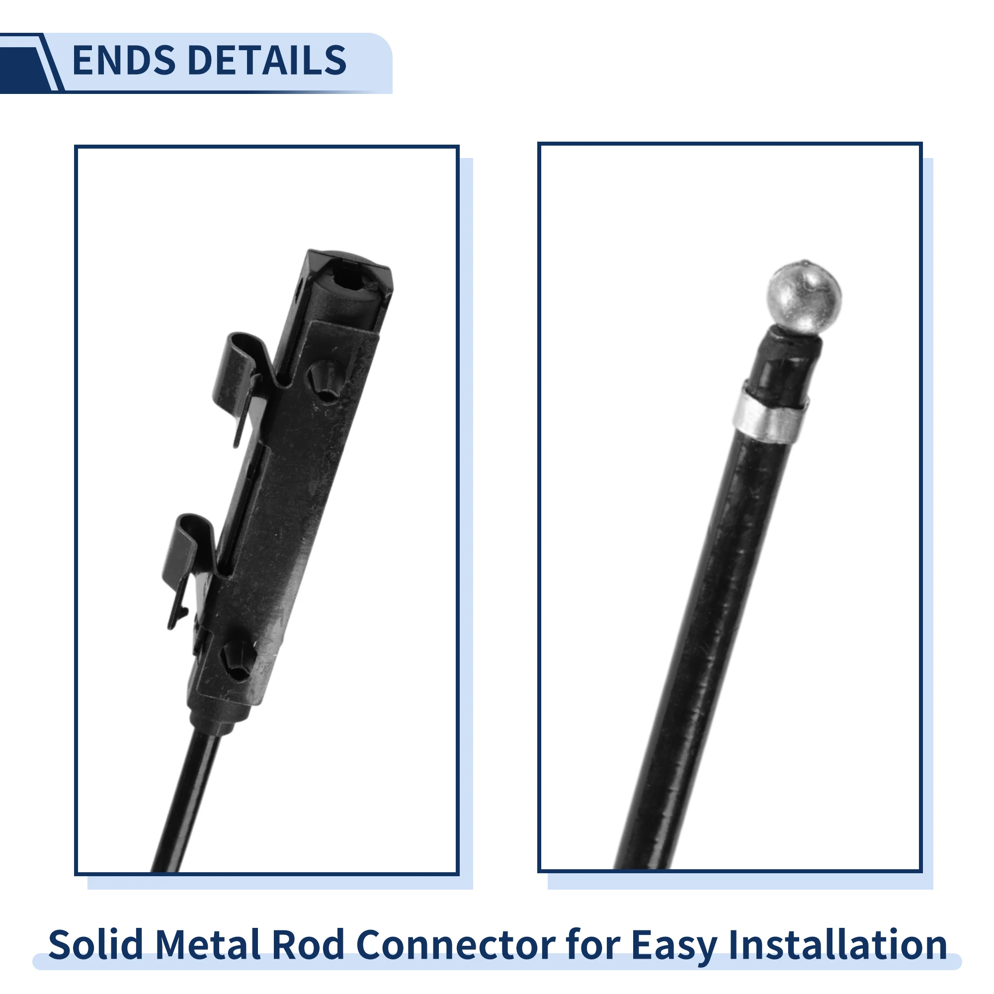 폭스바겐 골프/GTI 2004-2009 No.1K1823535A용 UXCELL 후드 래치 릴리스 케이블