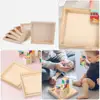 4 Pcs Puzzle Trays 12 3cm Wood Storage ganizer For 3D Puzzle Toy Blocks Sorting Unfinished Tray Eco Friendly Wooden 1