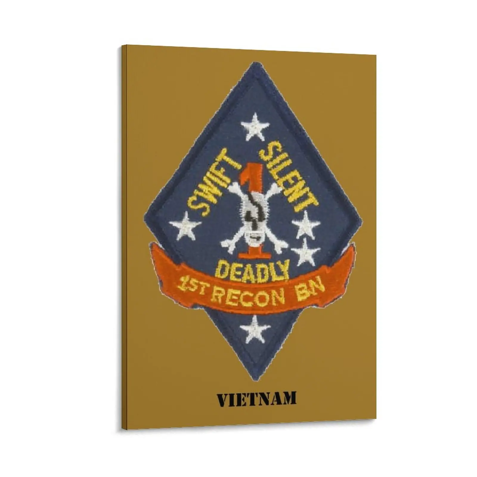 

1ST RECON BATTALION - VIETNAM Canvas Painting home decorations room decoration accessories Decor for room bedroom decor