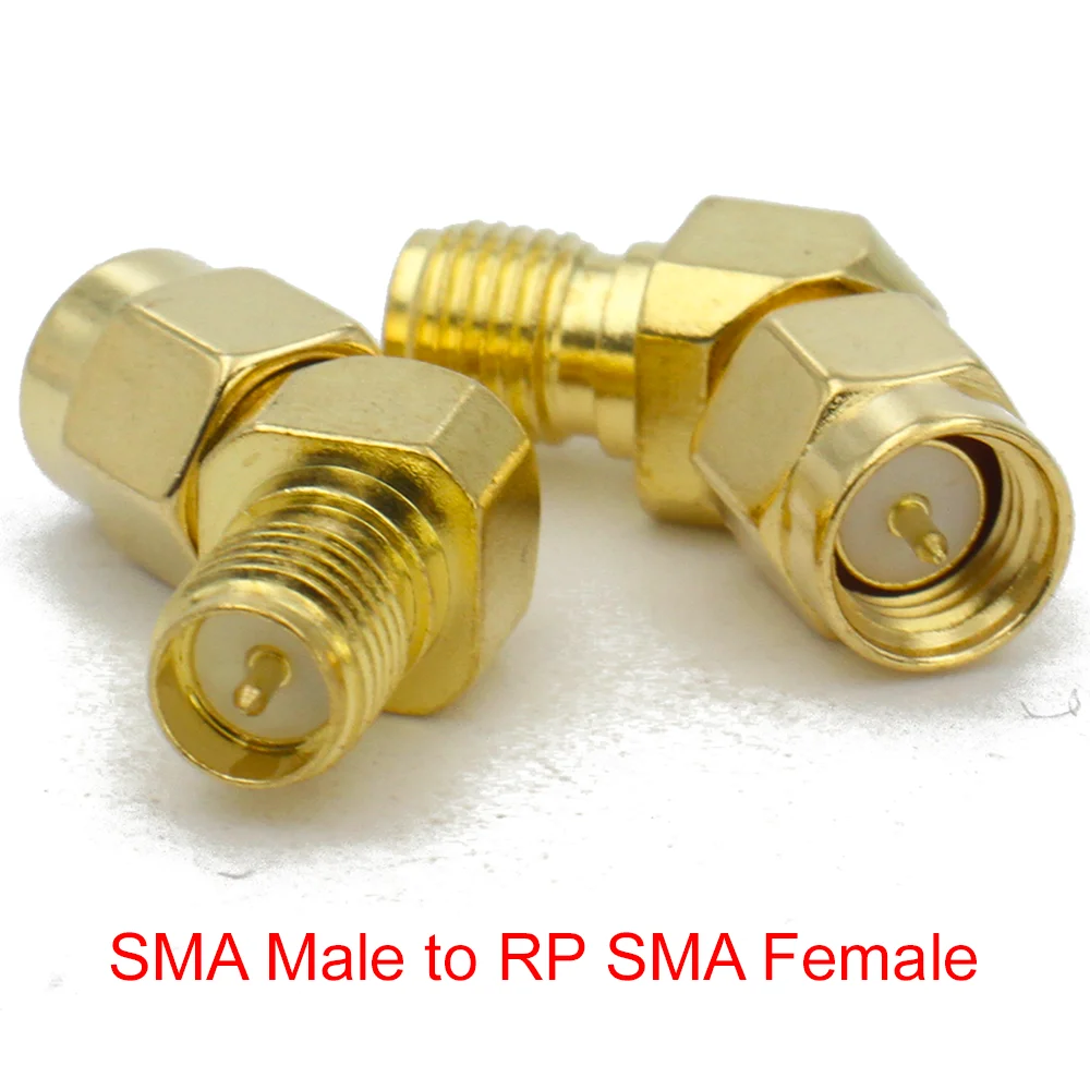 SMA-Stecker auf SMA-Buchse, 45 135 Grad abgeschrägter Adapter, RP SMA-Winkel-HF-Stecker, vergoldet, für WiFi-Antenne, FPV-Drohne – Detail 4
