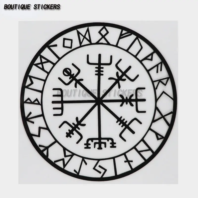 

High quality car sticker Original compass rune car styling decal Waterproof PVC sticker Motorcycle car accessories