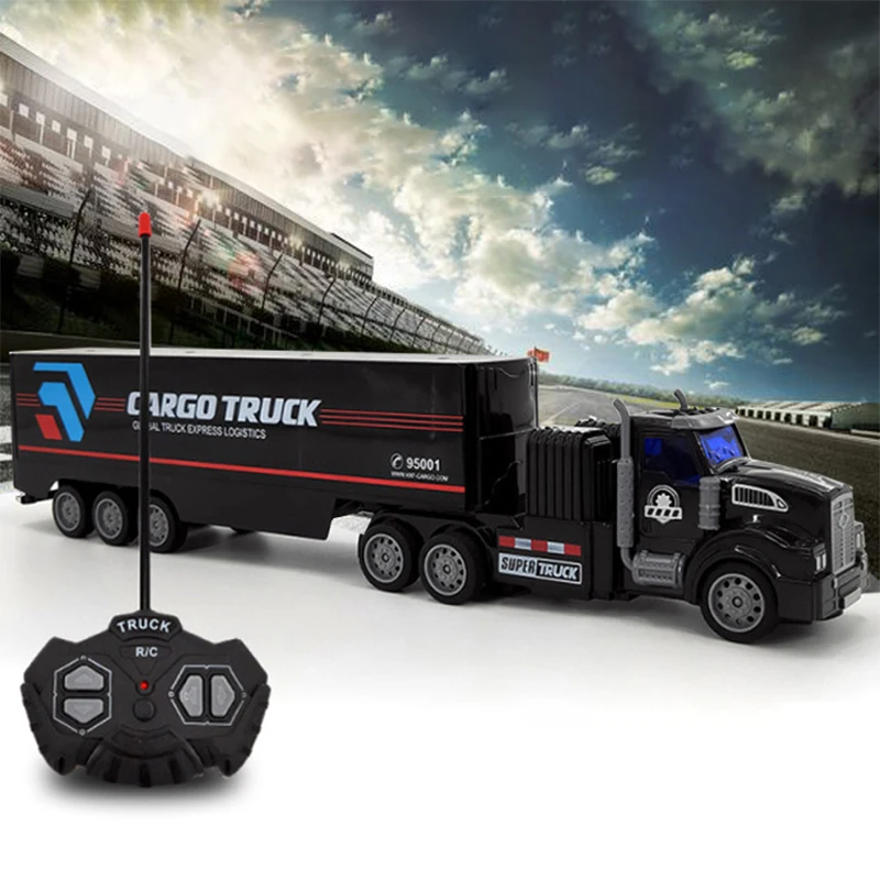 1:48 Échelle Rc Semi Truck Toy Haute Simulation Télécommande