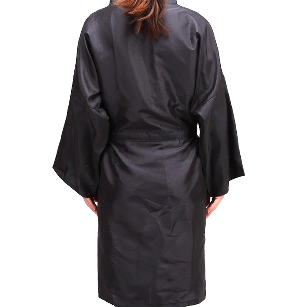 Barber Cape Hairdressing Waterproof V-neck Gown Barber Shop Haircutting Long Sleeve Apron 6