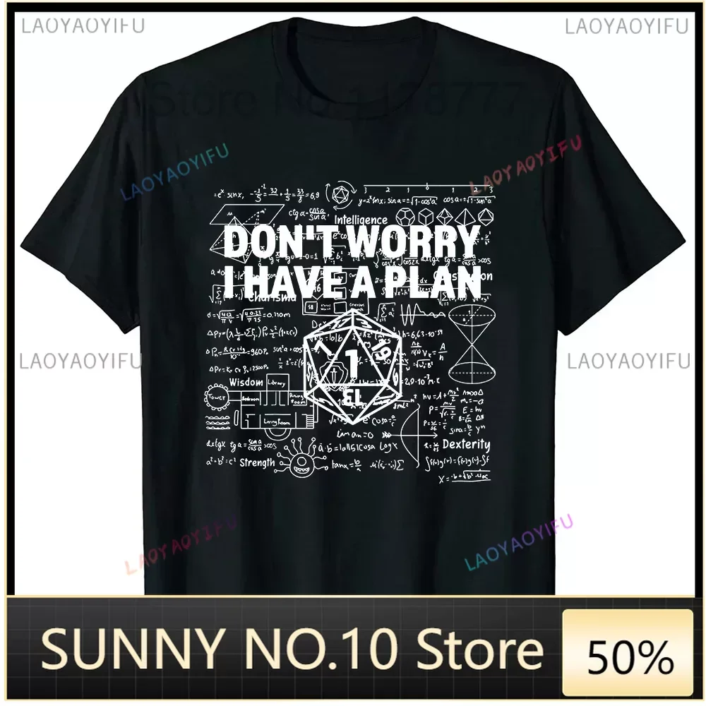 thumbnail image 1 of Camiseta de verano con diseño de dragón, dados, rol, mazmorras, DM, para jugadores y concentrados, regalo de ropa de calle, 1 of 4