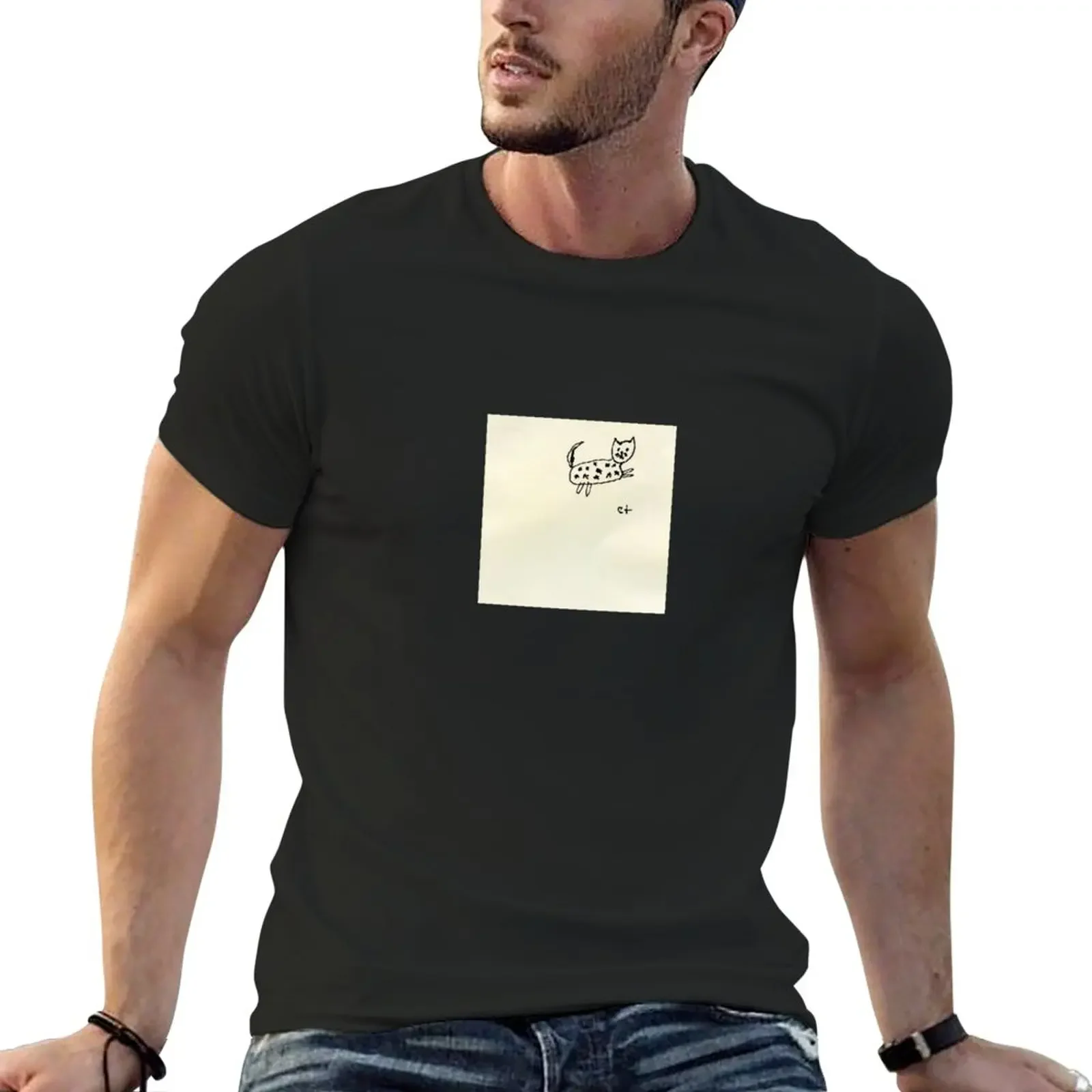 

Starry Cat T-Shirt kawaii clothes boys whites mens t shirts pack