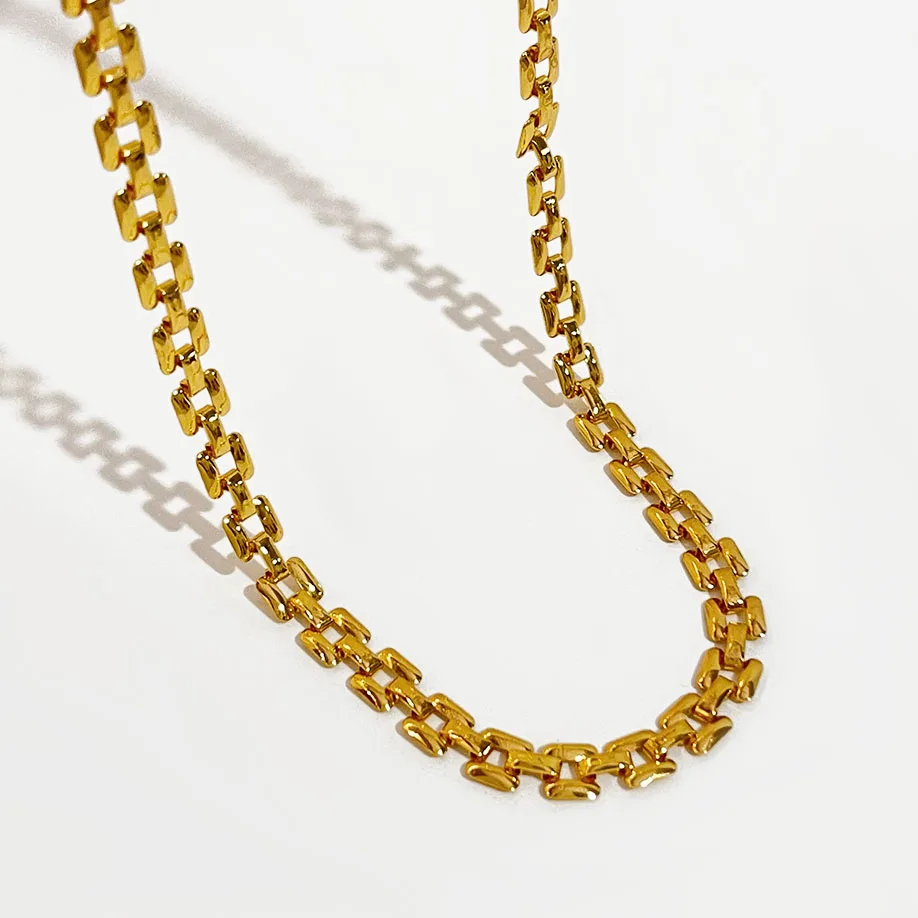 PerisboxMinimalistGoldSilverColorWatchBandChainNecklaceSquare