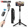 Wireless Selfie Stick for Smartphone, 44 Inch Tripod with Bluetooth Remote, Portables Foldable Stand for Vlog Shooting Record Wireless Selfie Stick for Smartphone, 44 Inch Tripod with Bluetooth Remote, Portables Foldable Stand for Vlog Shooting Record