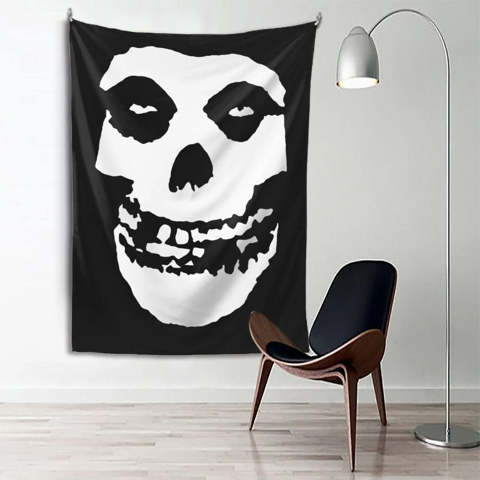 Misfits Classic Fiend Skull Tapestry Wall Hanging Mushroom Room