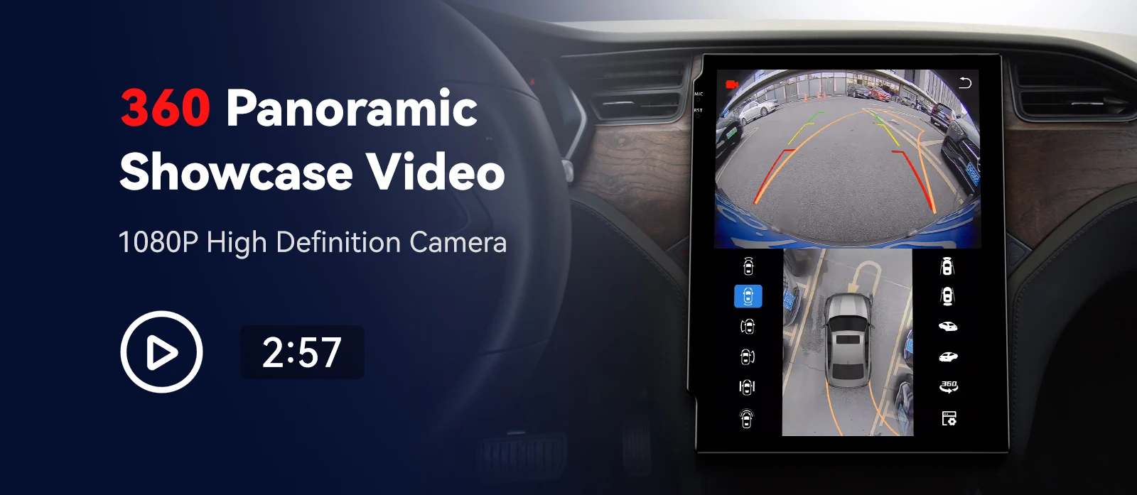 Hizpo 2 Din Android 14 Auto-Multimedia-Player für Peugeot 107 2005–2014 Citroen C1 Toyota Aygo GPS Carplay 4GAutoradio 360Cam – Detail 4
