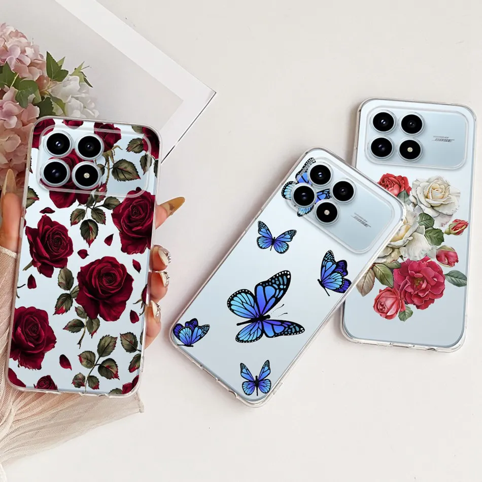 New Simple Style Transparent TPU Soft Silicone Phone Case