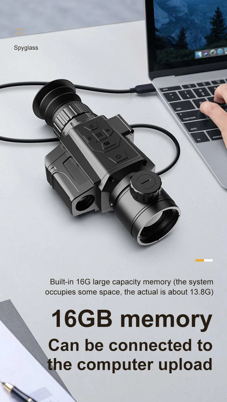Thermal Imaging Rifle Scope for Hunting, 640x512 High Resolution, PIP LRF Therma