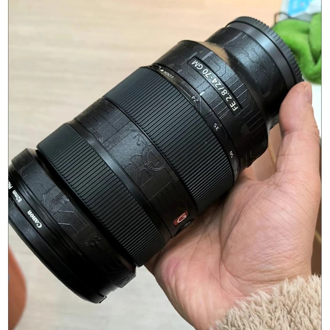 2470 GM 렌즈 데칼 스킨 fe 24-70 랩 커버 FE24-70 F2.8 GM 보호 스티커 필름 SEL2470GM용 맞춤형