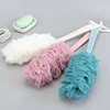 1PCS Long Handle Bath Brush Back Bath Shower Scrubber Body Soft Mesh Scrub Puff Clean Oneself Bath Back Brush 5