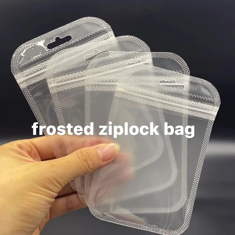 50pcs/Pack Small Plastic Zip Lock Bag With Hole Clear Zipper Jewelry  Packaging Bag Mini Zip Lock Storage Bags - AliExpress